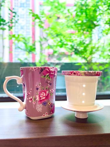 数量限定】客家花布柄マグカップ – 美麗（メイリー）！台湾